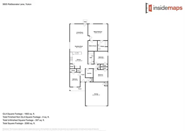 9905 Rattlesnake LN, Yukon, OK 73099