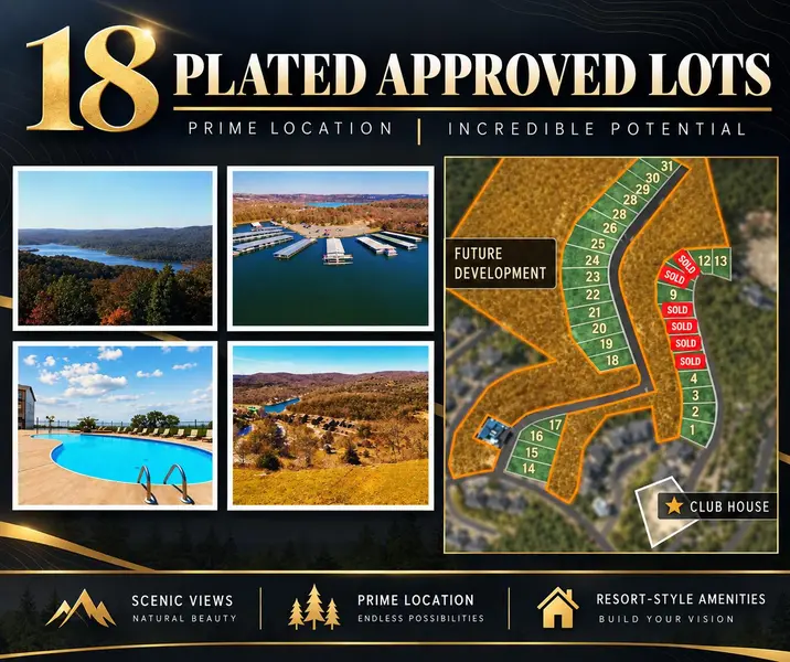 Tbd The Landing #18 Platted Lots 14-31, Indian Point, MO 65616