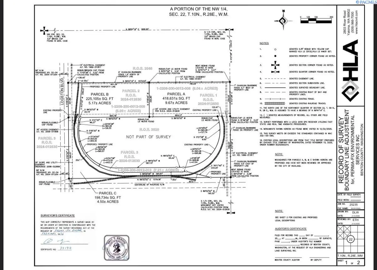 NKA logston Blvd, Parcel A, Richland, WA