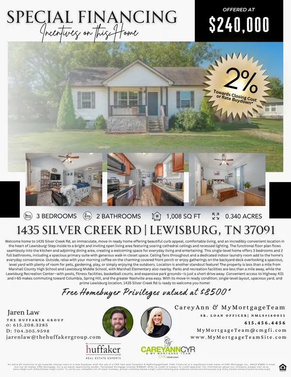 1435 Silver Creek Rd, Lewisburg, TN 37091