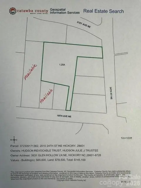 2015 24th ST NE, Hickory, NC 28601