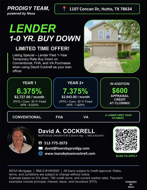 1107 Concan DR, Hutto, TX 78634