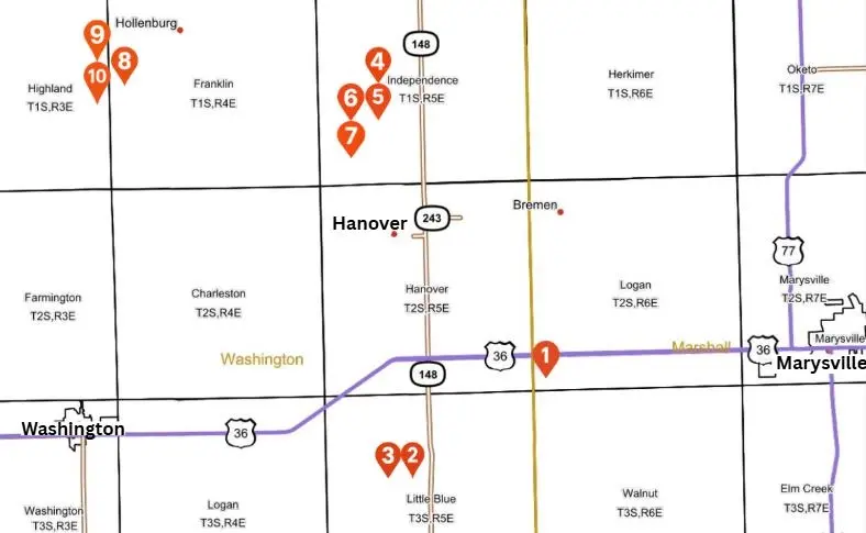 00000 1st Road, Hanover, KS 66945