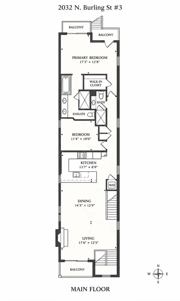 2032 N BURLING ST #3, Chicago, IL 60614