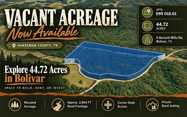0 Burnett Mills Road, Bolivar, TN 38008