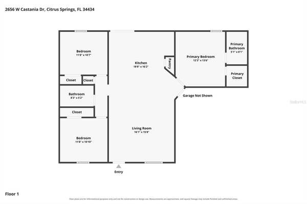 2656 W CASTANIA DR, Dunnellon, FL 34434