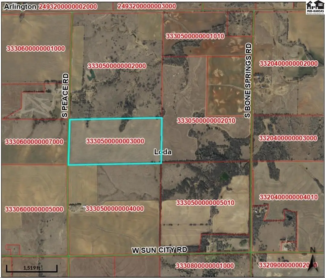 S Peace Rd, Arlington, KS 67514