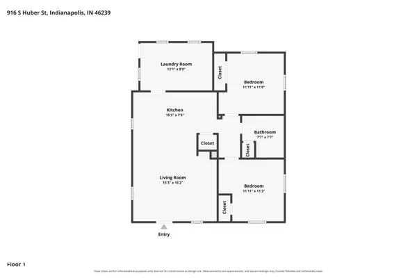 916 S Huber ST, Indianapolis, IN 46239