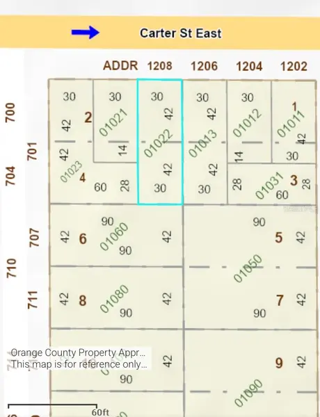 1208 CARTER ST, Orlando, FL 32805