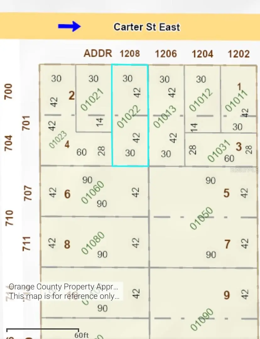 1208 CARTER ST, Orlando, FL 32805