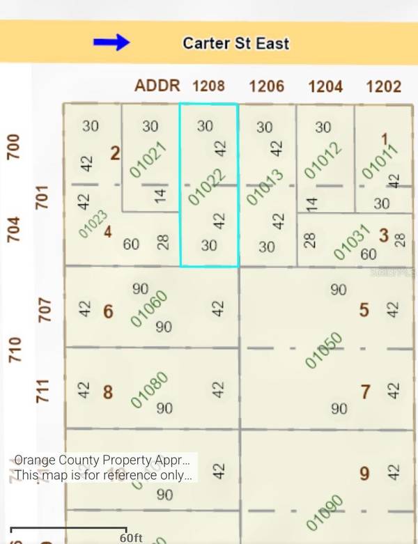 1208 CARTER ST, Orlando, FL 32805