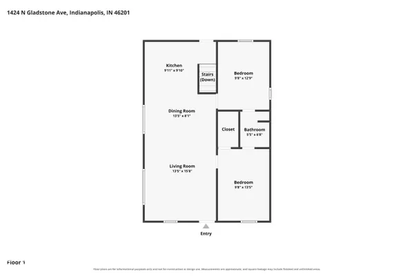 1424 N Gladstone AVE, Indianapolis, IN 46201