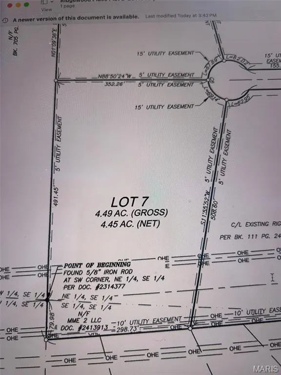 Lot 7 Ridgewood Place, Villa Ridge, MO 63089