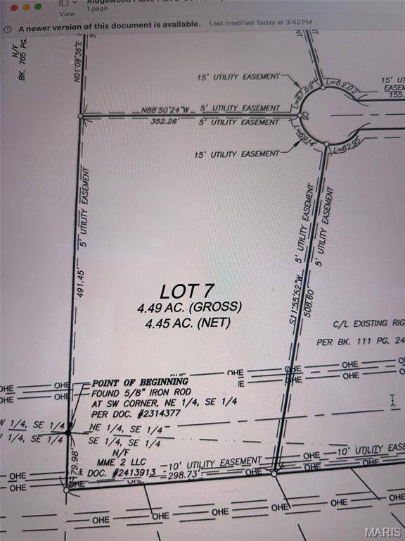 Lot 7 Ridgewood Place, Villa Ridge, MO 63089