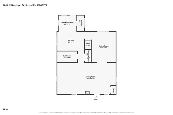 1014 N Harrison ST, Rushville, IN 46173