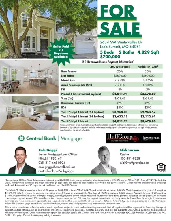 2634 SW Wintervalley DR, Lee's Summit, MO 64081