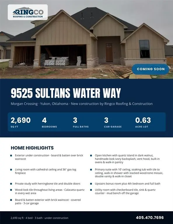 9525 Sultans Water WAY, Yukon, OK 73099