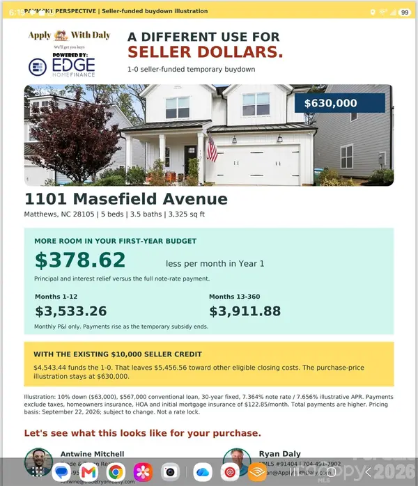 1101 Masefield AVE, Matthews, NC 28105