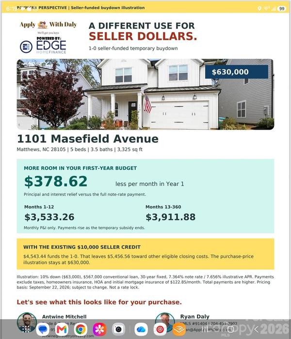1101 Masefield AVE, Matthews, NC 28105