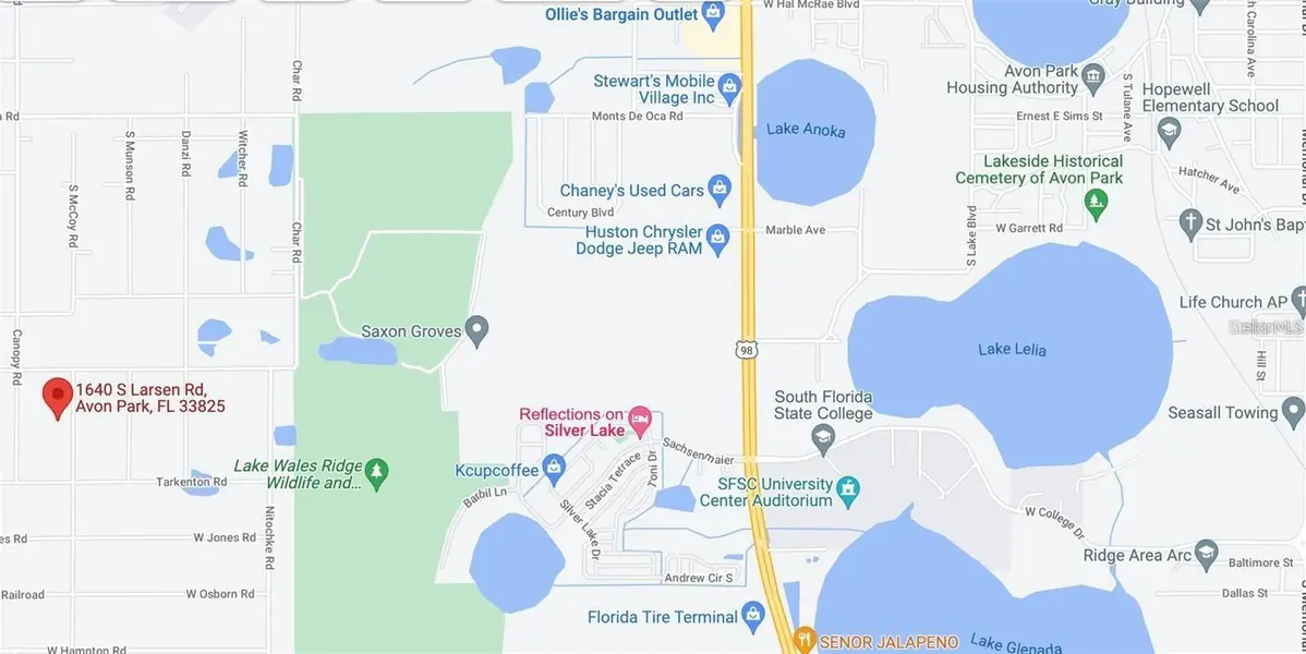 1640 S LARSEN RD, Avon Park, FL 33825