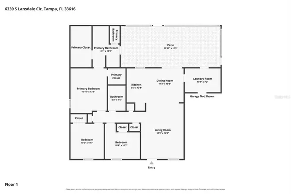 6339 S LANSDALE CIR, Tampa, FL 33616