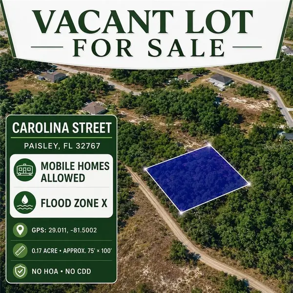 0 CAROLINA, Paisley, FL 32767