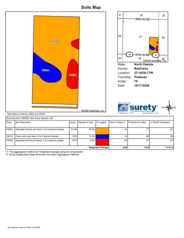 TBD 97 St NE Lot 3, Bottineau, ND 58318