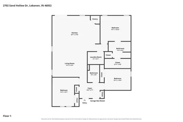 2702 Sand Hollow DR, Lebanon, IN 46052