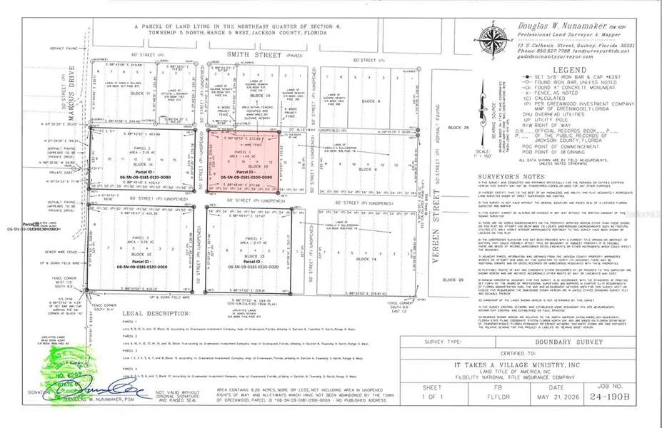 MARCUS DR, Greenwood, FL 32443