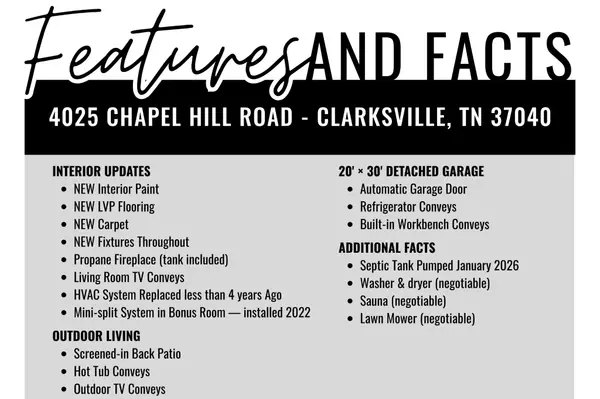 4025 Chapel Hill Road, Clarksville, TN 37040