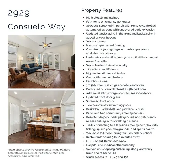 2929 Consuelo WAY, Round Rock, TX 78665