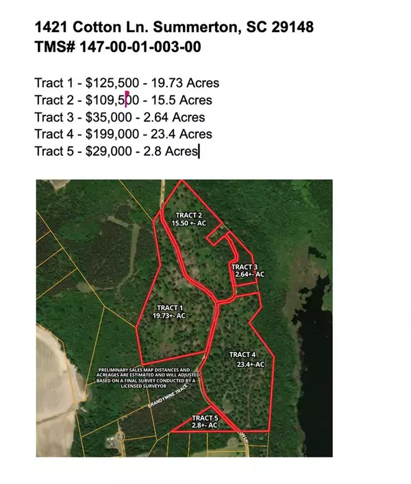 Summerton, SC 29148,Tract 5 Cotton LN Lane