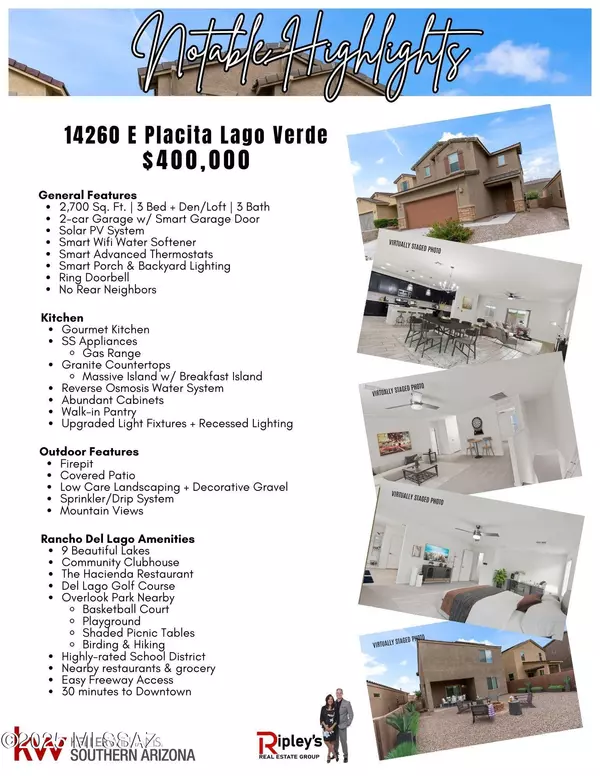 Vail, AZ 85641,14260 E Placita Lago Verde