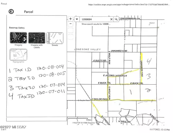 Benson, AZ 85602,TBD S Taylor Pass Road