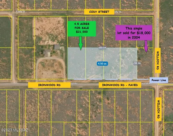 4 1/2 ACRES on Ironwood Road #-, Pearce, AZ 85625