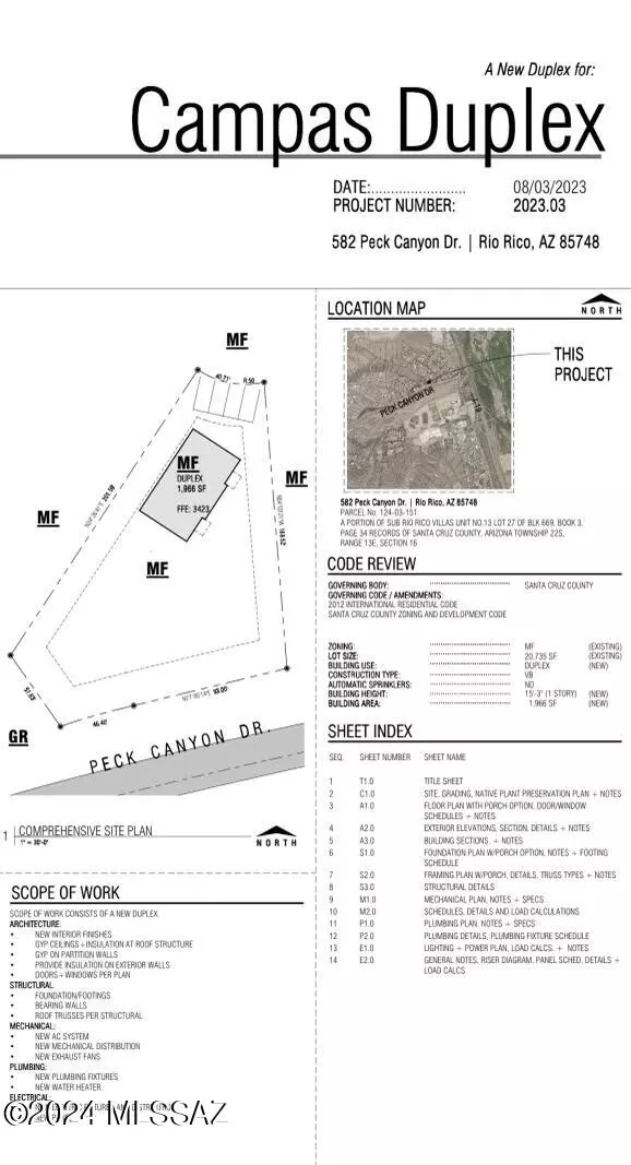 Rio Rico, AZ 85648,582 Peck Canyon Drive