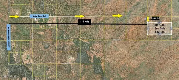 Pearce, AZ 85625,20 AC off Mule Deer Road #-