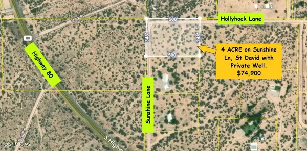 4 ACRE on Sunshine Ln  #-, St. David, AZ 85630