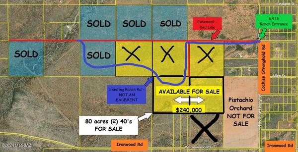 80 AC -Near Ironwood & Stronghold Road #-, Cochise, AZ 85606