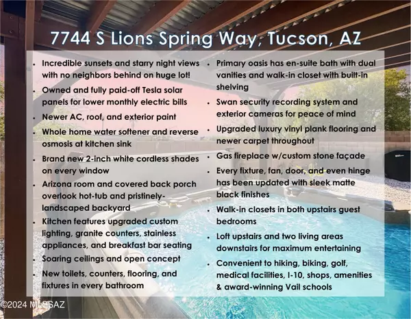 Tucson, AZ 85747,7744 S Lions Spring Way