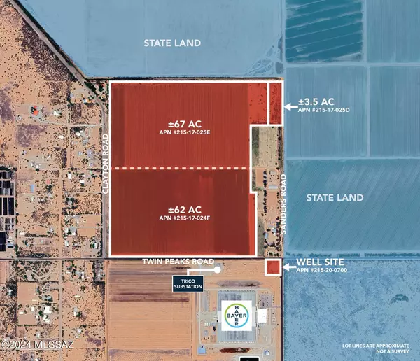 +/135acres W Twin Peaks Road, Marana, AZ 85653