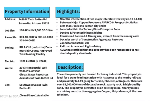 Sahuarita, AZ 85629,2480 W Twin Buttes Road