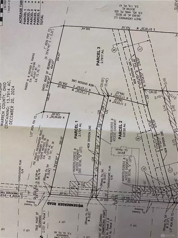 Clearcreek Twp, OH 45036,Lot 3- 2.7917acres Weisenberger Road