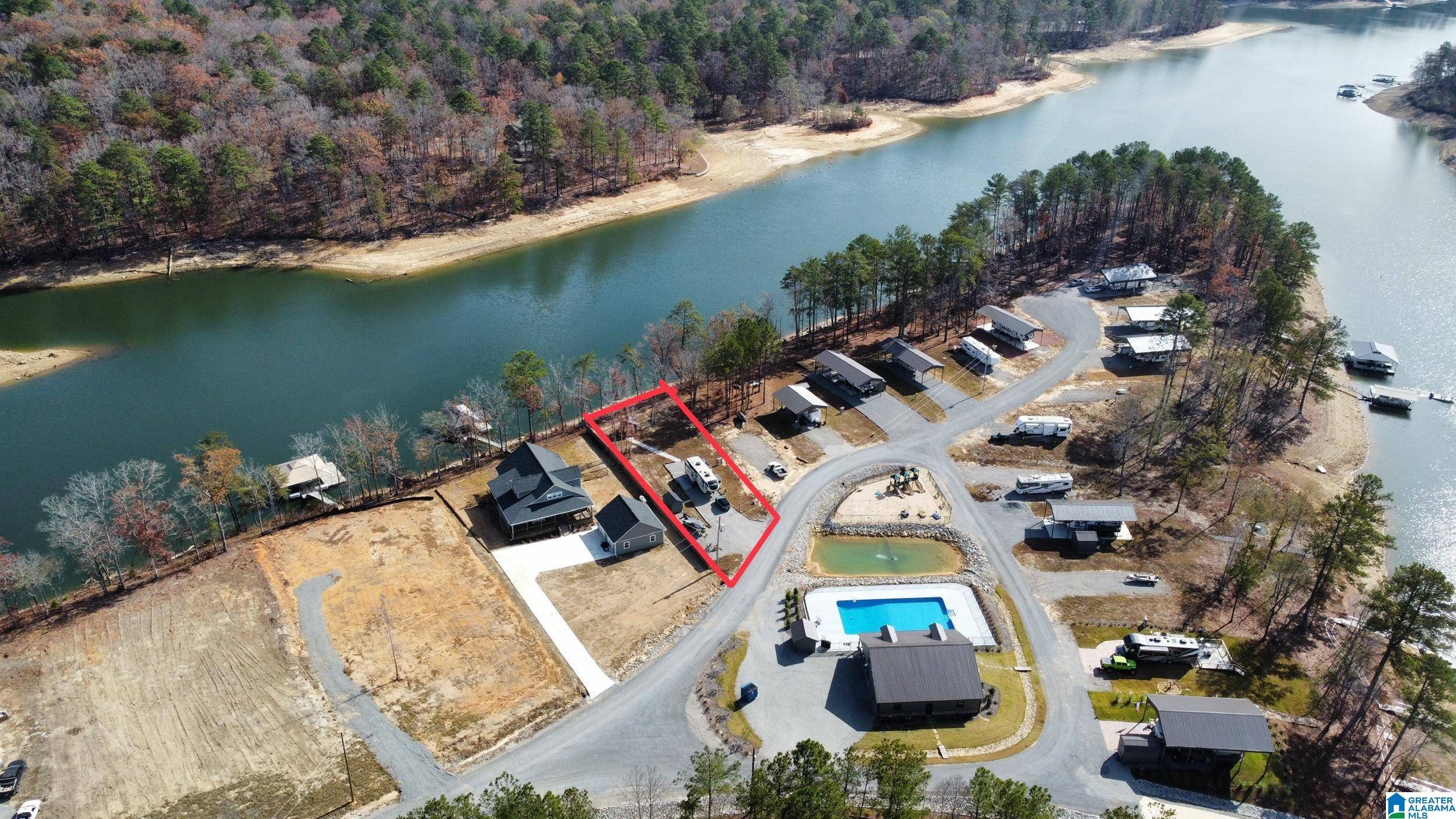 Lot 80 SHORESIDE DRIVE #80, Double Springs, AL 35553