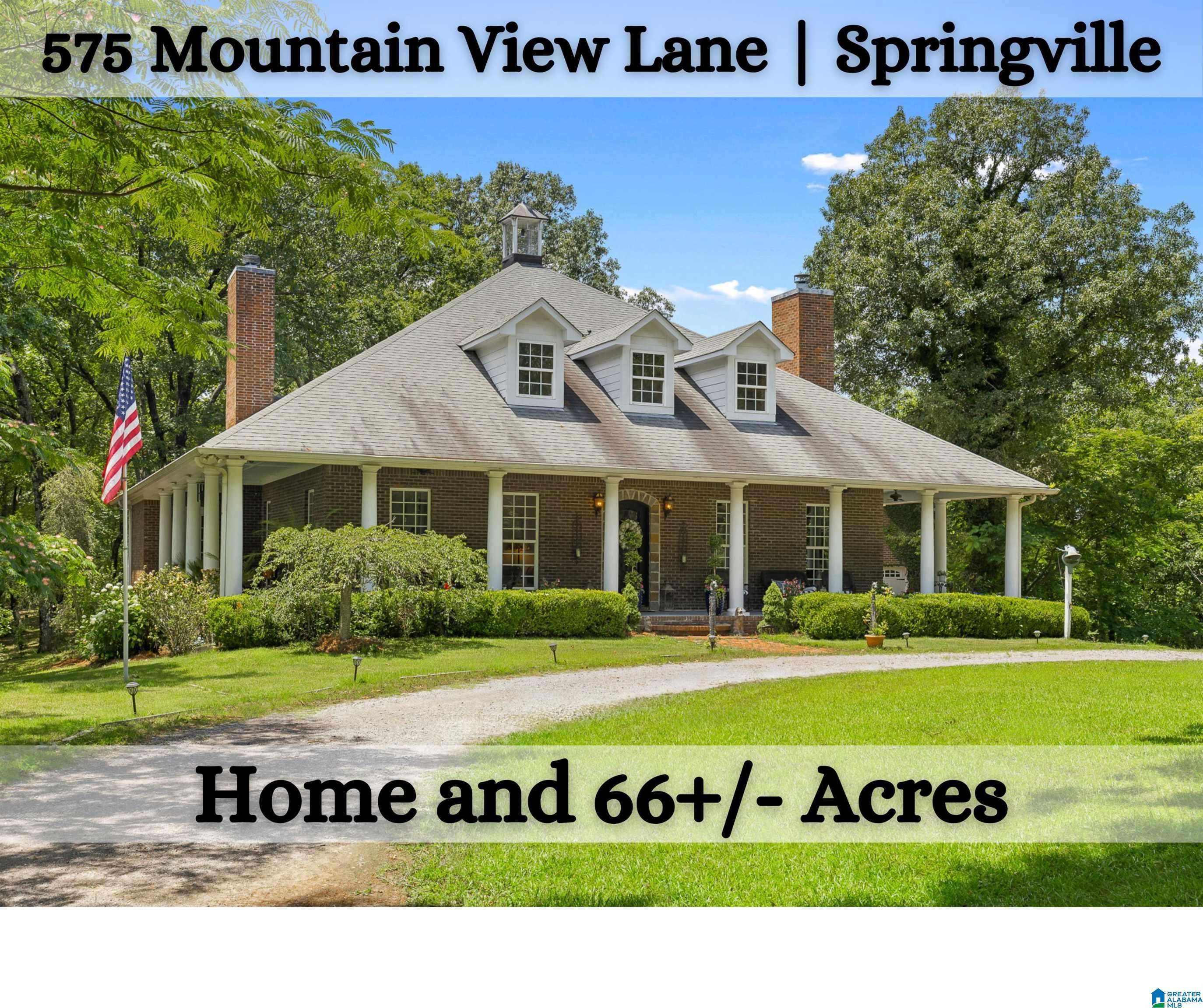 Springville, AL 35146,575 MOUNTAIN VIEW LANE