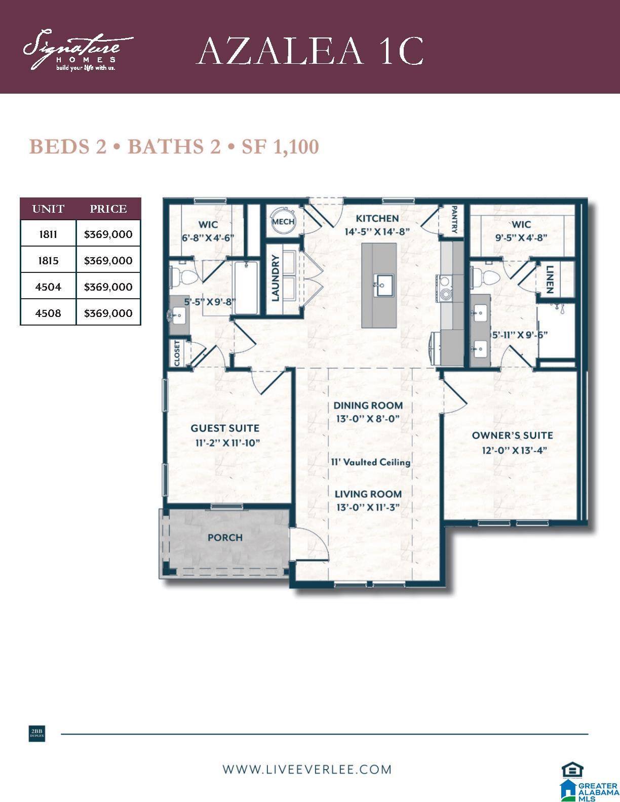 Hoover, AL 35244,1815 WILLIAMETTE TRACE #1815