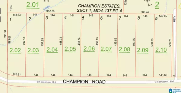 0 CHAMPION ROAD #1, Oneonta, AL 35121