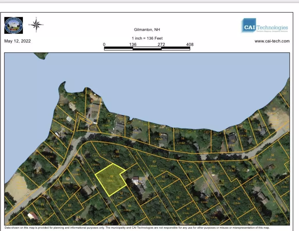 Gilmanton, NH 03237,000 Canoe LN #Tax Map 131 Lot 068