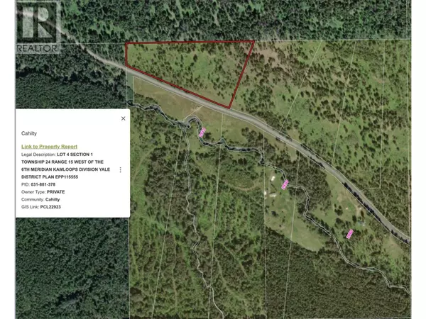 Kamloops, BC V0E2E0,Lot 4 Fadear Creek Road