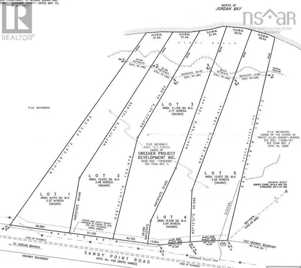 Jordan Ferry, NS B0T1W0,Lot 5 Sandy Point Road